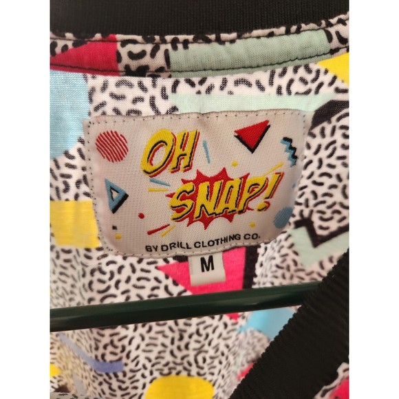 OH SNAP! Drill Clothing Co Mens 90's 80's Pop Art T Shirt Medium Unique - Picture 2 of 4